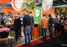 ...en ook op de plantenstand van Dümmen Orange heeft men zich niet verveeld.